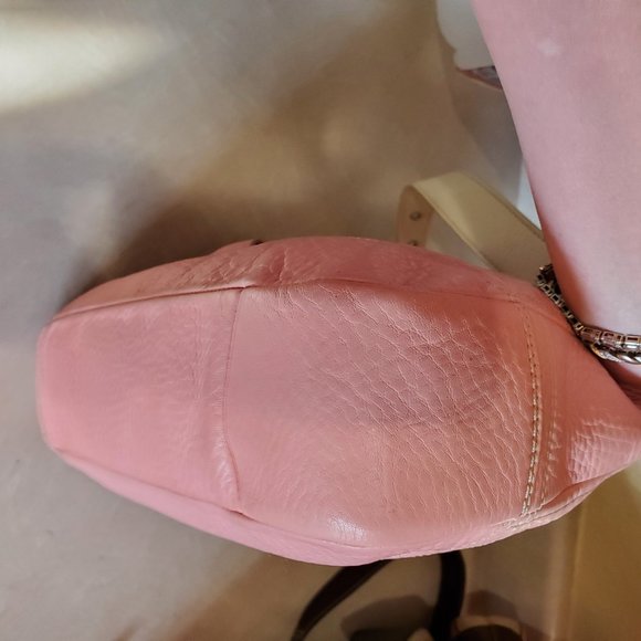 Euc Vintage Rare Coach Hampton Pink Leather Shoulder Bag Purse - Picture 3 of 14